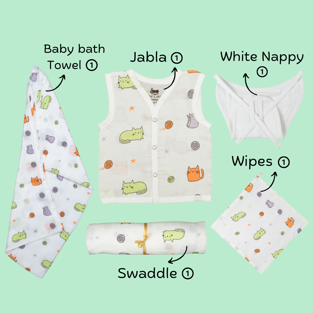 Newborn Small Combo - Cute Kitty