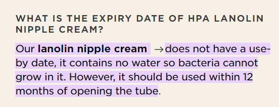 Lansinoh Nipple Cream