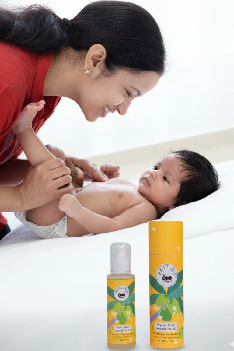 Organic Virgin Coconut Milk Oil | Baby Massage | Hair Care | Edible