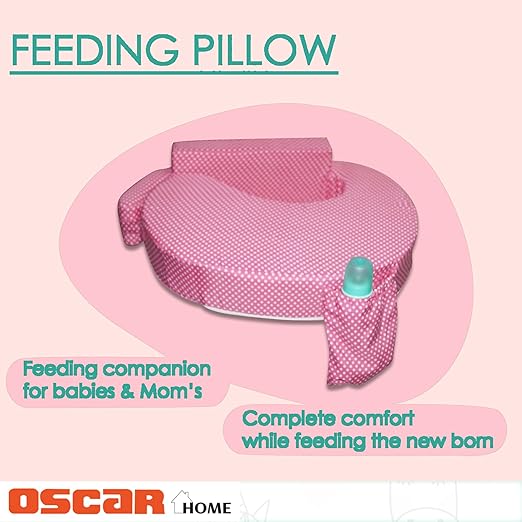 Breastfeeding Pillow - D type with Adjustable Strap