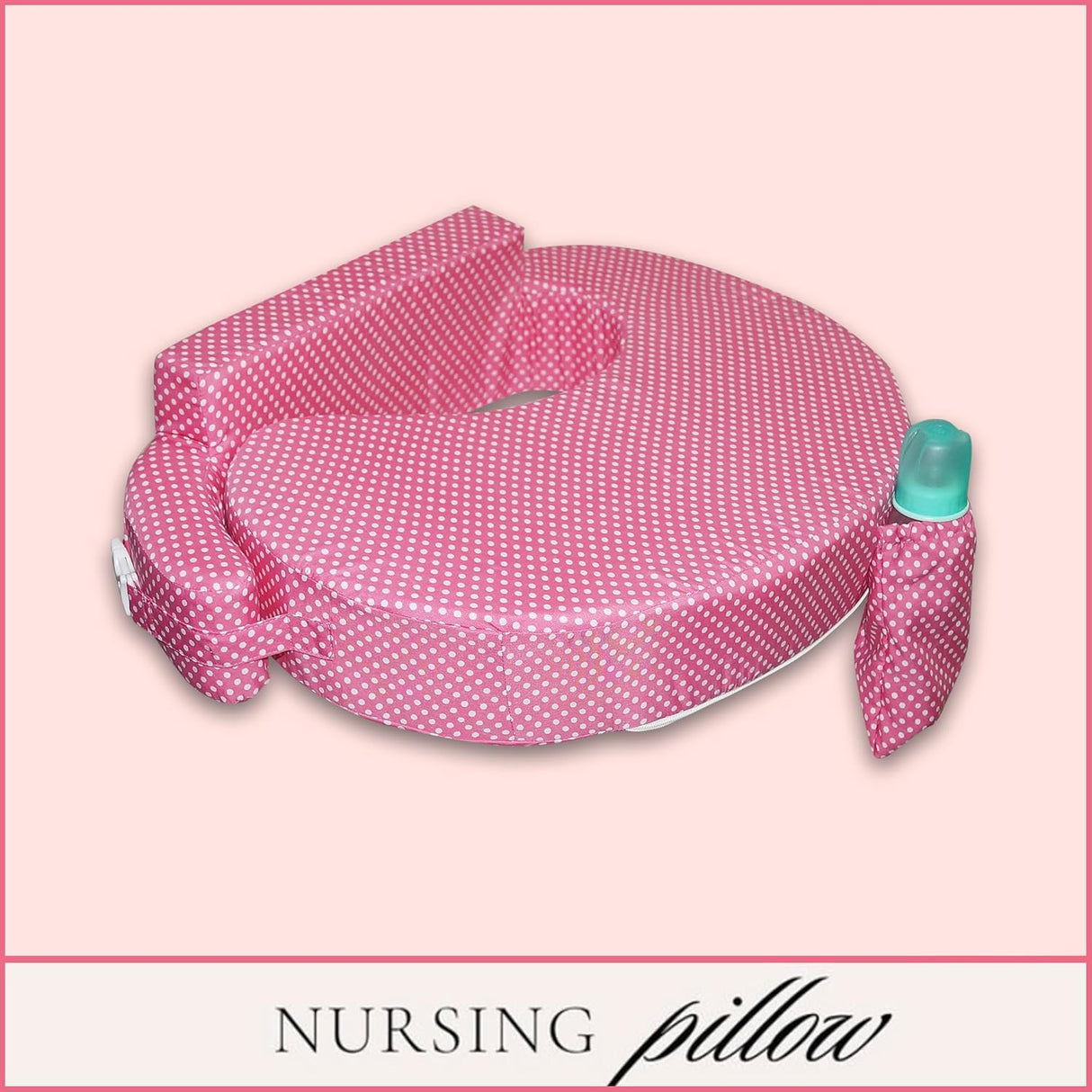 Breastfeeding Pillow - D type with Adjustable Strap