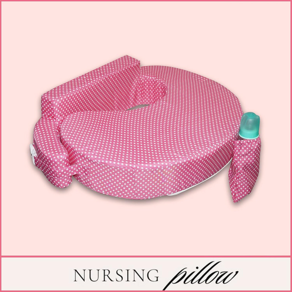 Breastfeeding Pillow - D type with Adjustable Strap