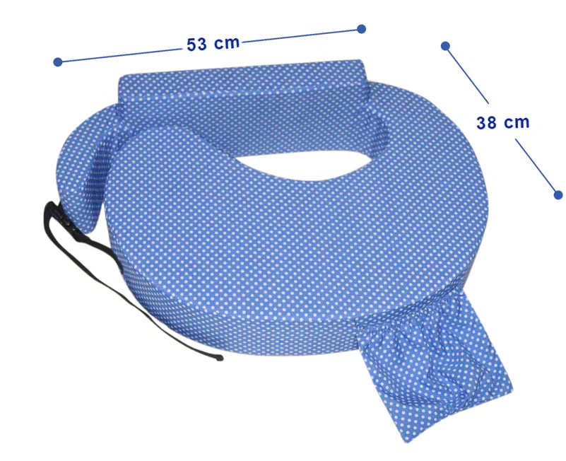 Breastfeeding Pillow - D type with Adjustable Strap