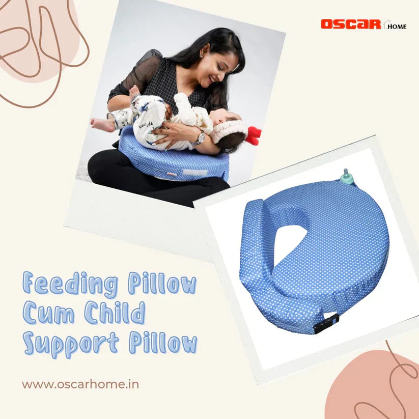 Breastfeeding Pillow - D type with Adjustable Strap