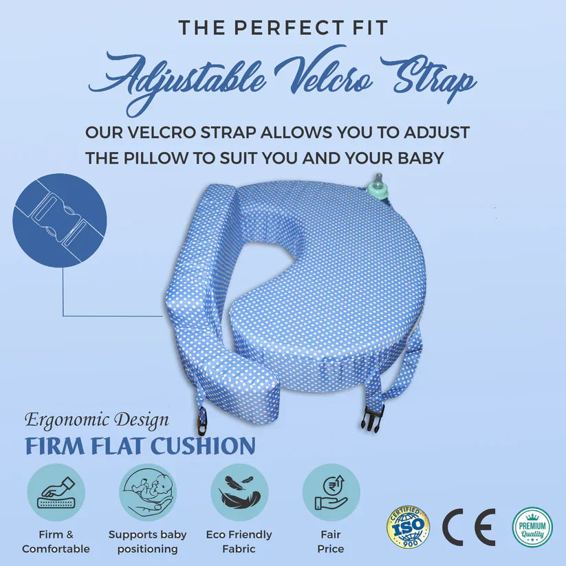 Breastfeeding Pillow - D type with Adjustable Strap