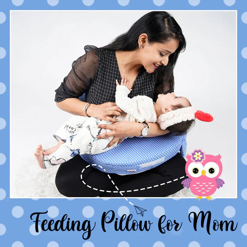 Breastfeeding Pillow - D type with Adjustable Strap