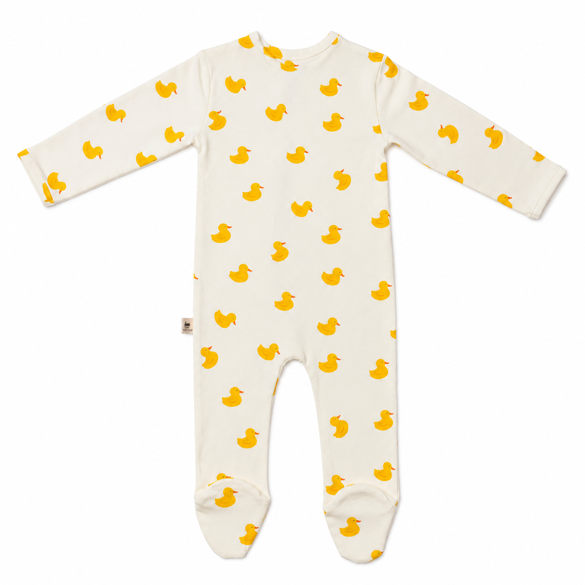 Premium Footed Rompers - Duckling