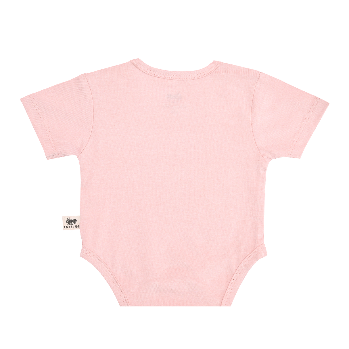Premium Baby Unisex Cotton Half Sleeve Romper - Pink Petals