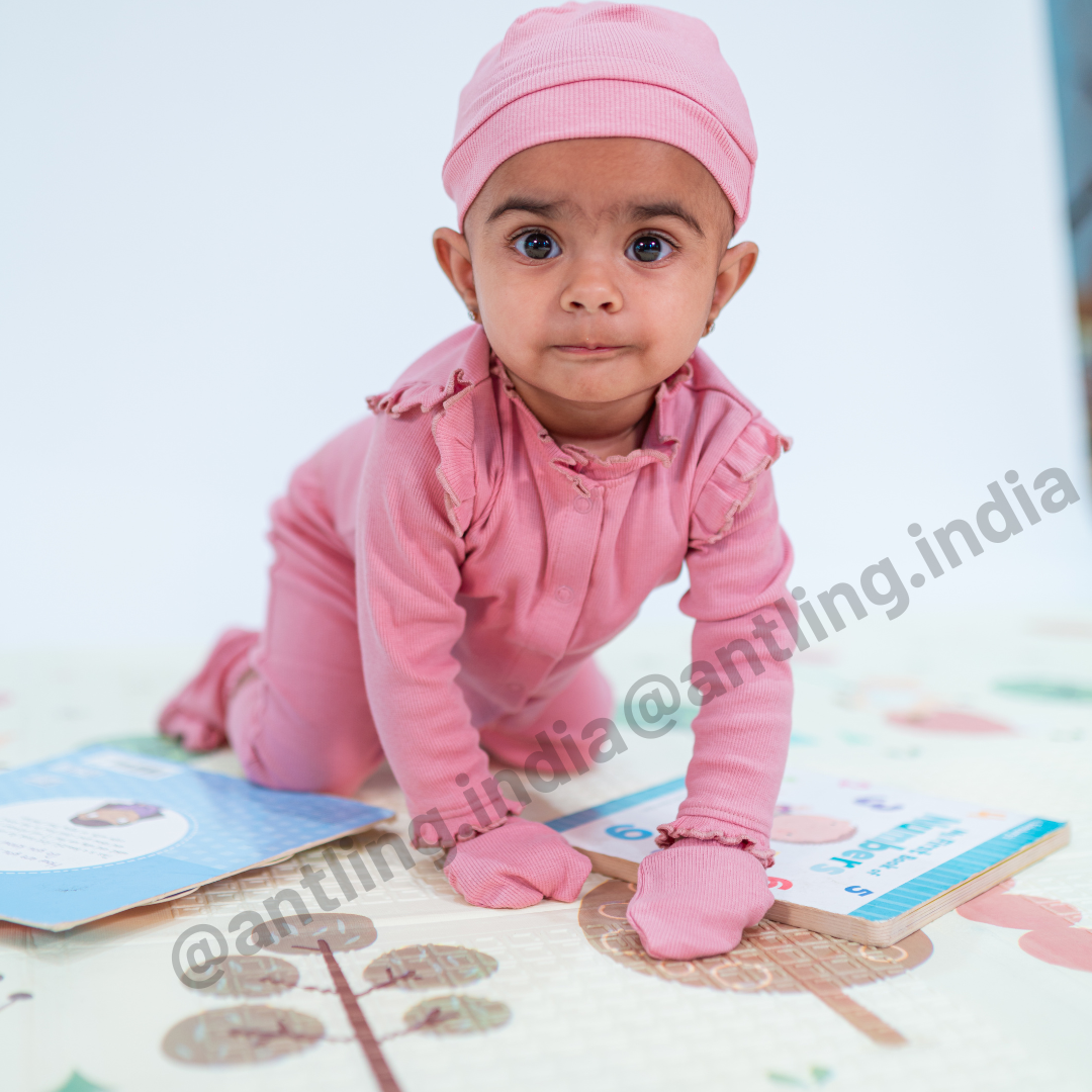 Premium Ruffle Collar Co-ords - Pink