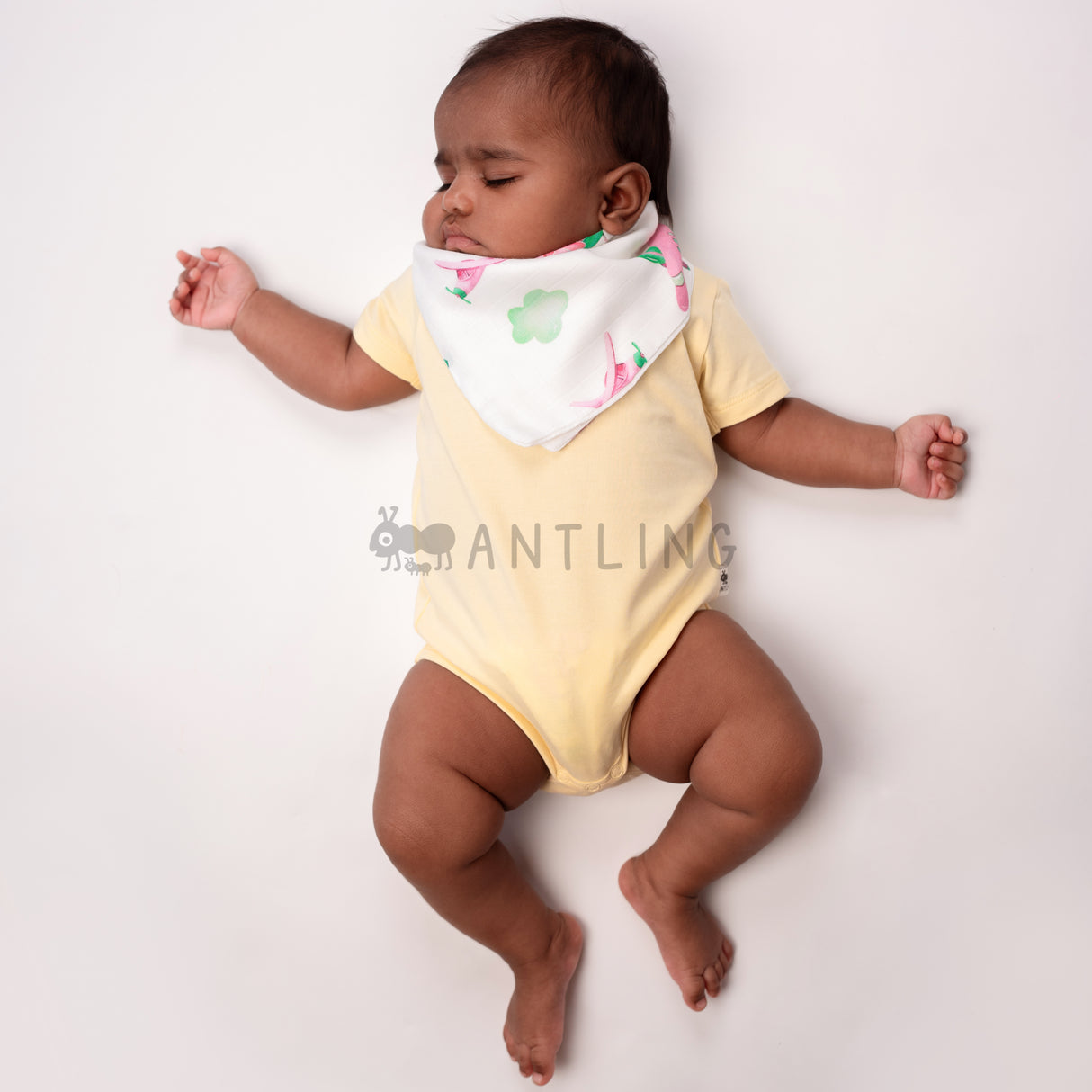 Premium Muslin Bib cum Wash Cloth  (2 layers) - Pack of 4 prints