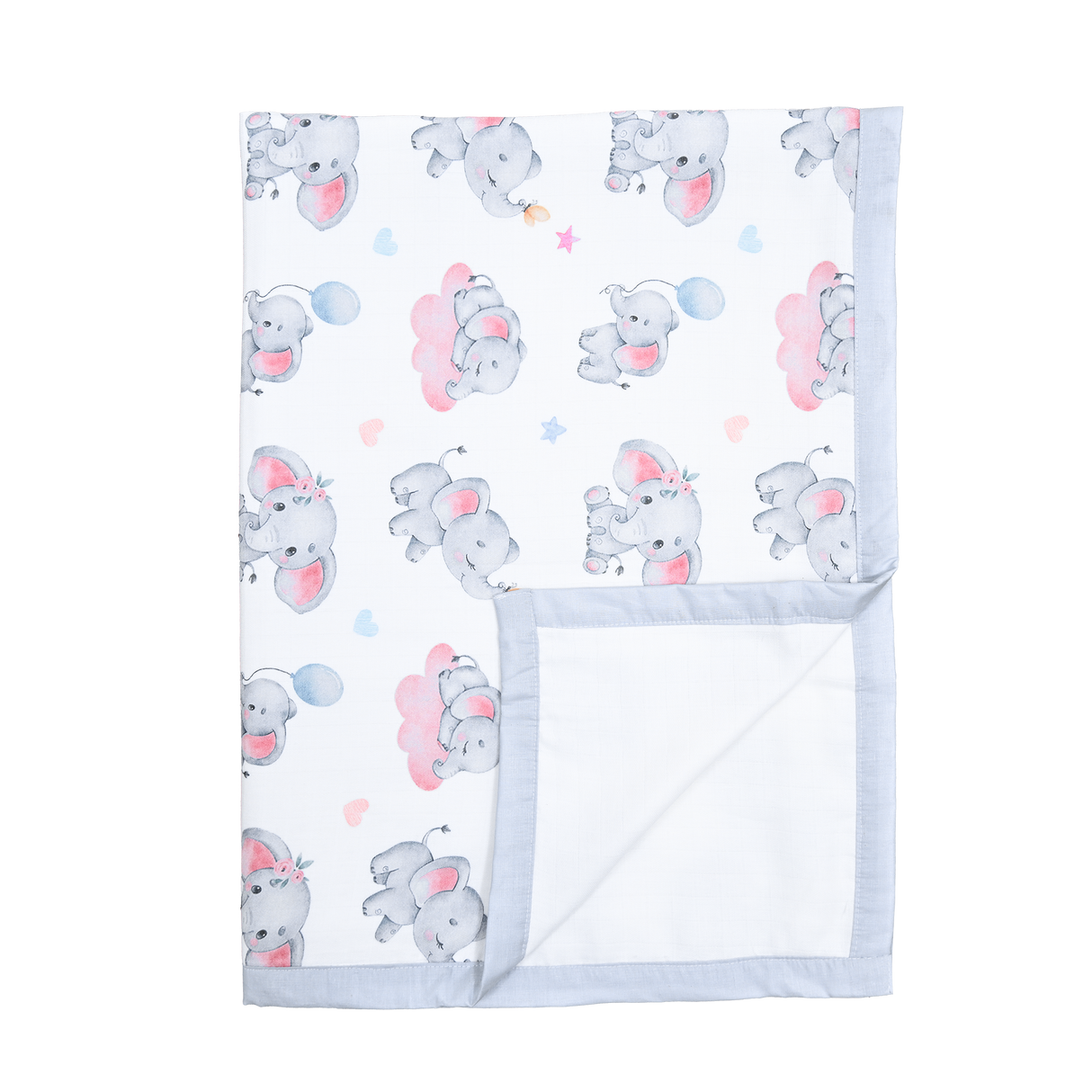 Premium Muslin Toddler Blanket (4 layers) - Elephant Dreams