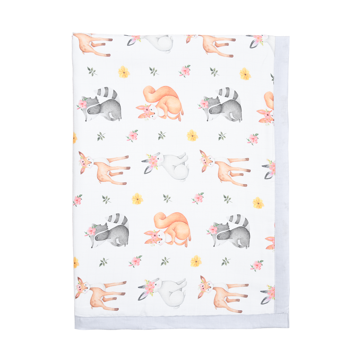Premium Muslin Toddler Blanket (4 layers) - Enchanted Woods