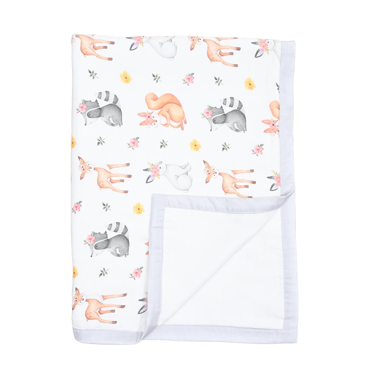 Premium Muslin Toddler Blanket (4 layers) - Enchanted Woods