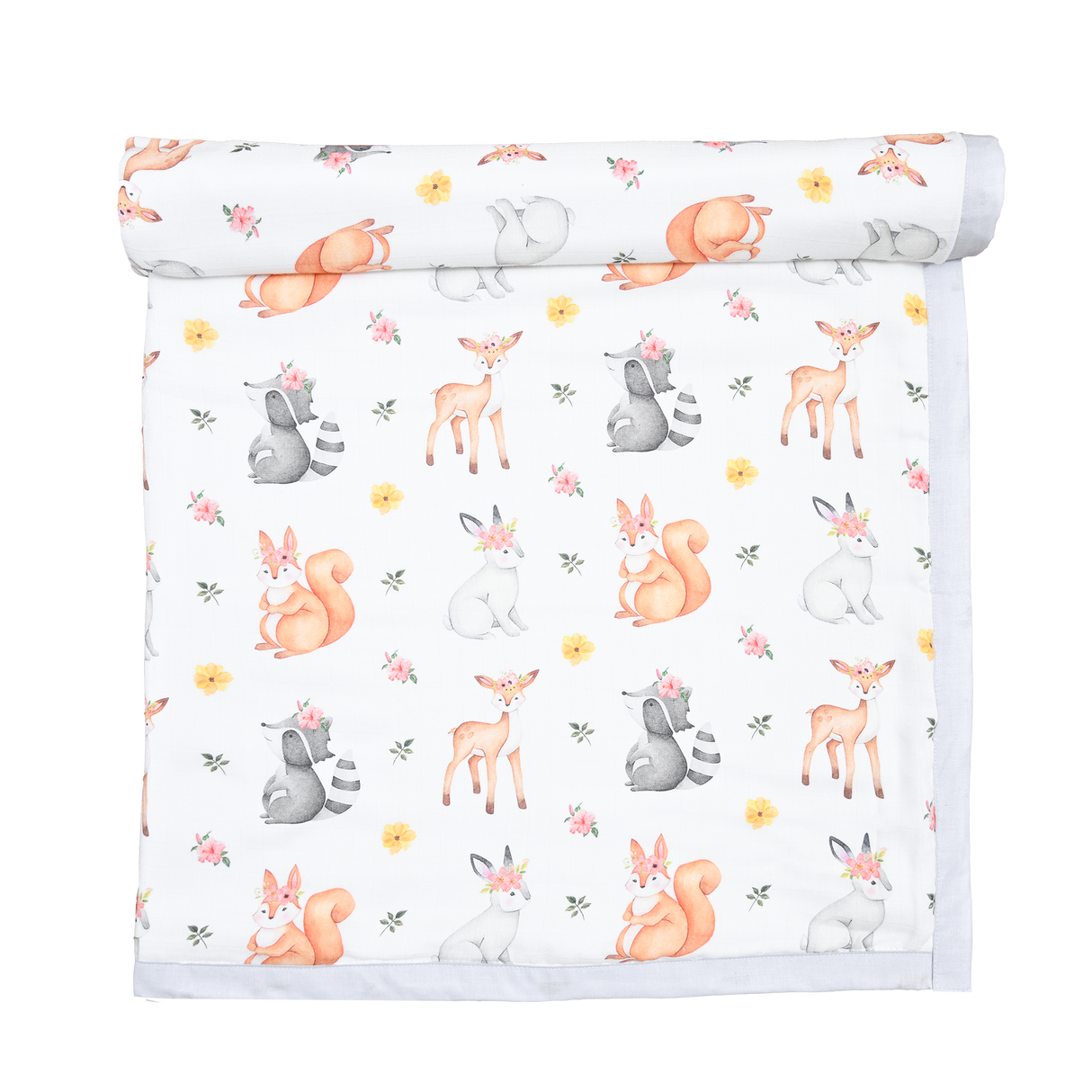 Premium Muslin Toddler Blanket (4 layers) - Enchanted Woods