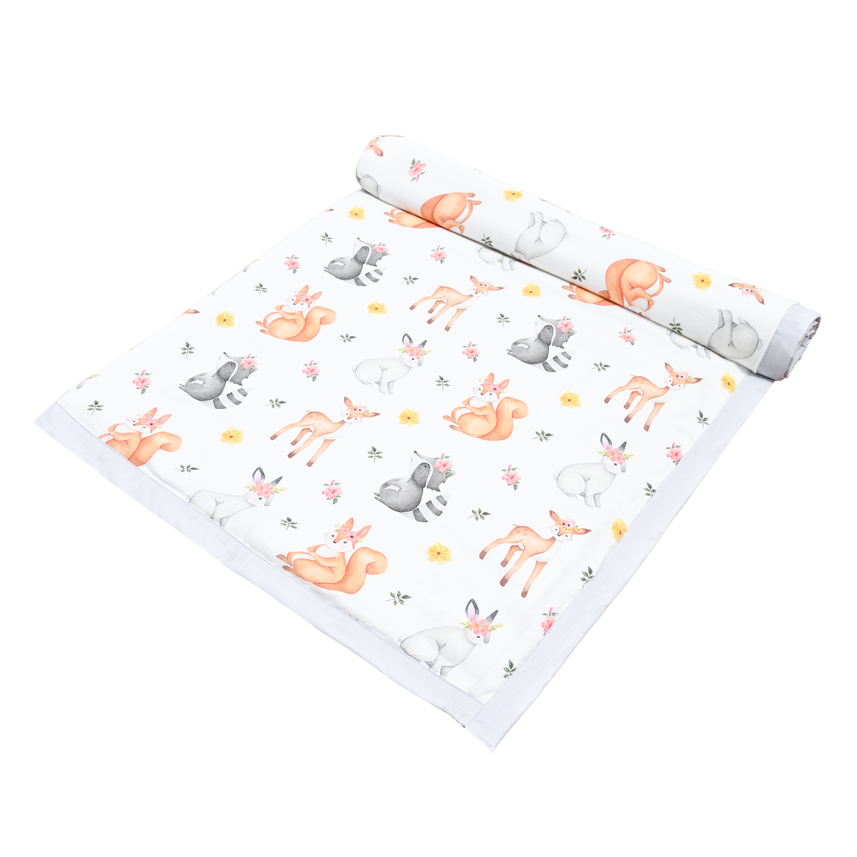 Premium Muslin Toddler Blanket (4 layers) - Enchanted Woods