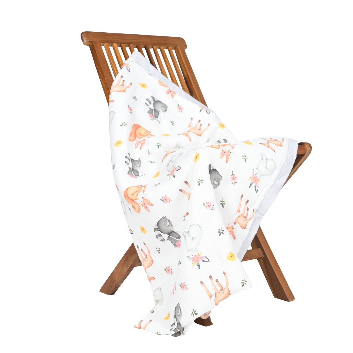 Premium Muslin Toddler Blanket (4 layers) - Enchanted Woods