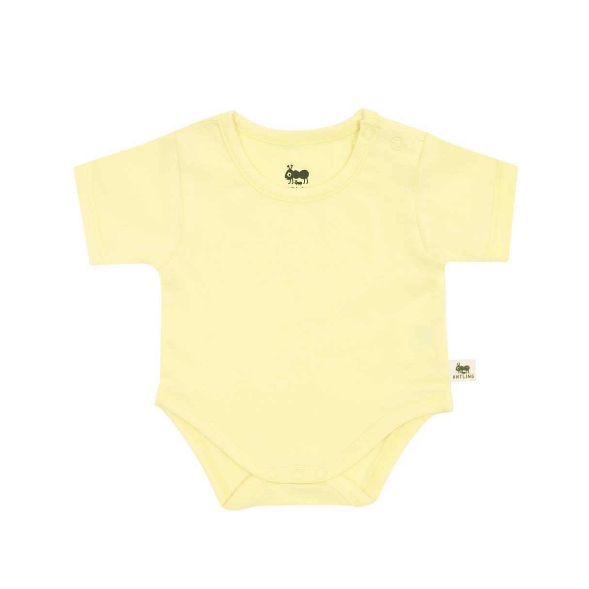 Premium Baby Unisex Cotton Half Sleeve Romper - Buttercup