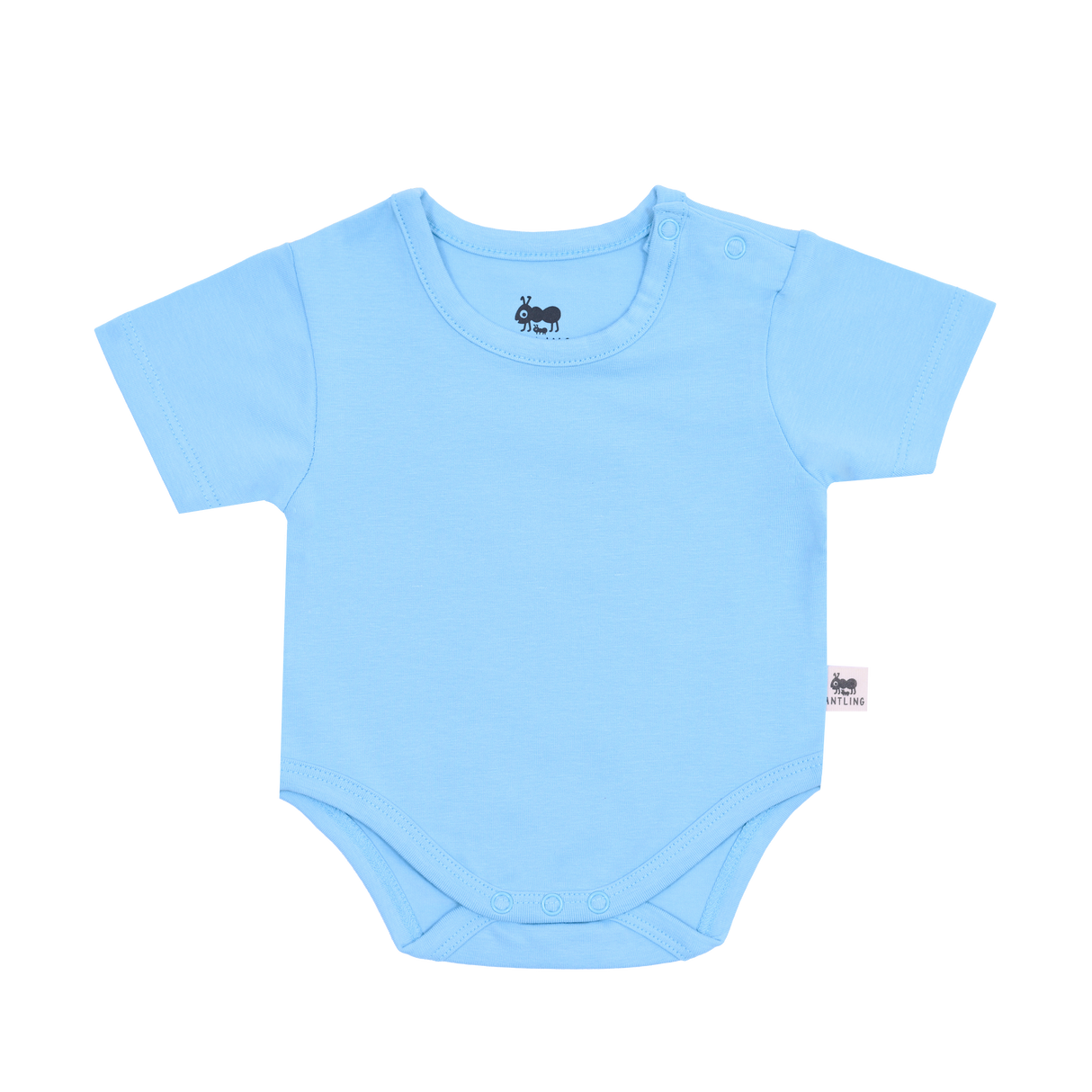 Premium Baby Unisex Cotton Half Sleeve Romper - Ice