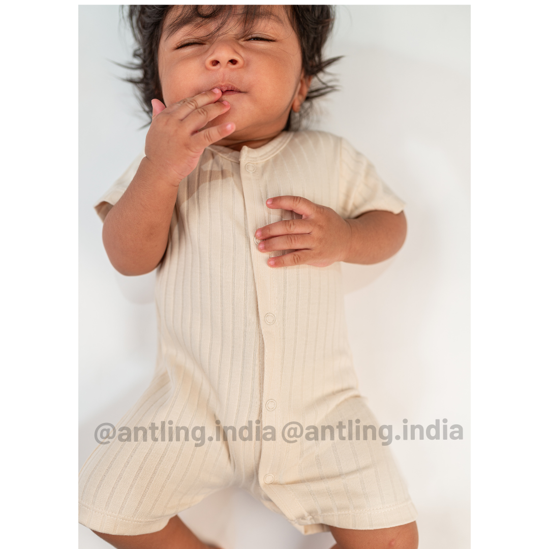 Premium Short-Sleeved Baby Bodysuit - Whisper