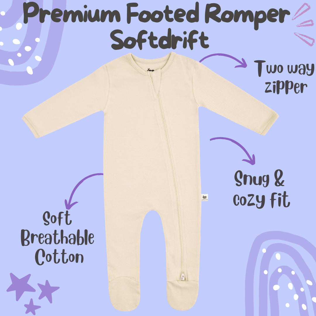 Premium Footed Rompers - Softdrift