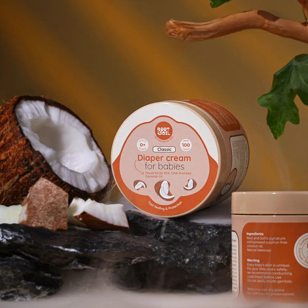 Diaper Rash Coconut Balm for Babies - Classic - 100g