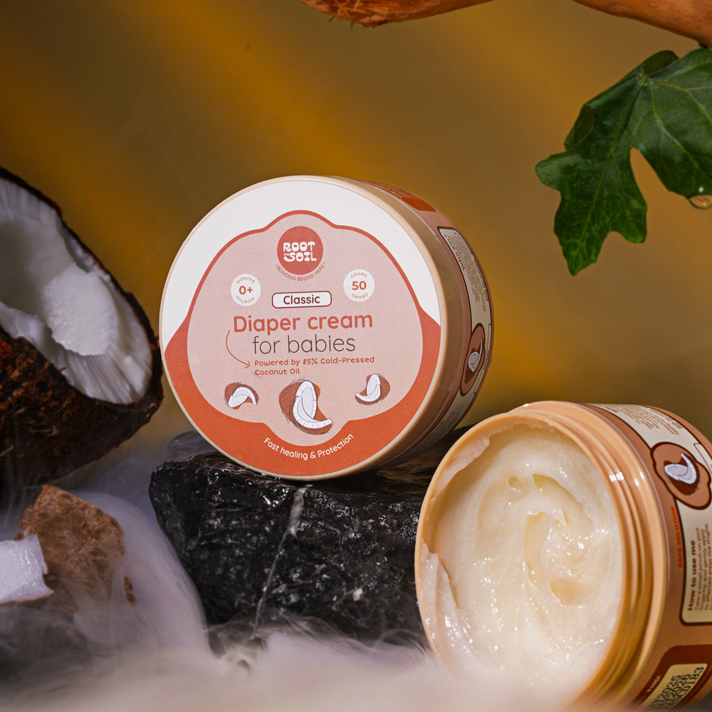 Diaper Rash Coconut Balm for Babies - 50g - Pack of 2