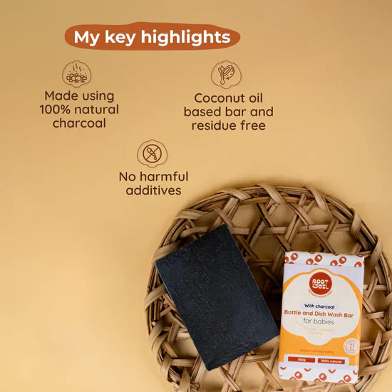 Baby bottle and dish wash bar - pack of 4