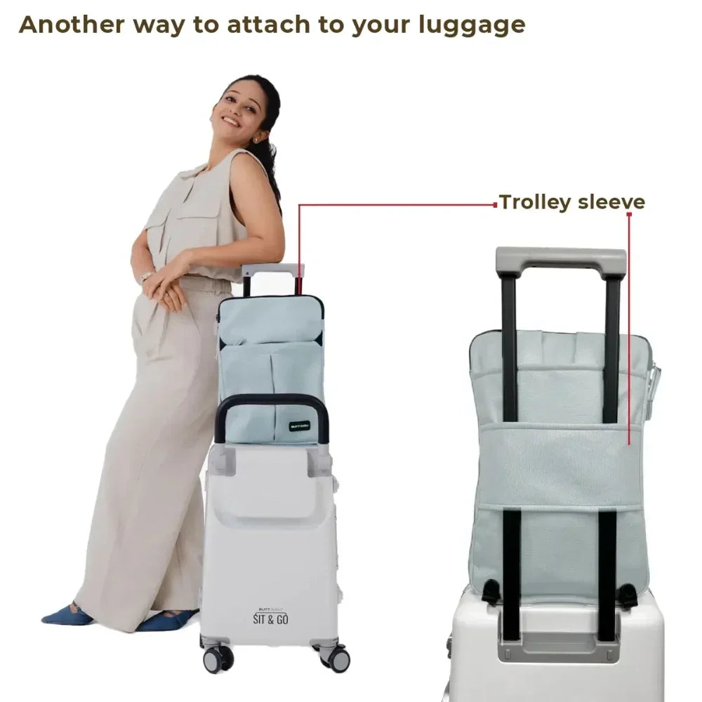 Convertible Travel Backpack Sit Go Jacket Bag