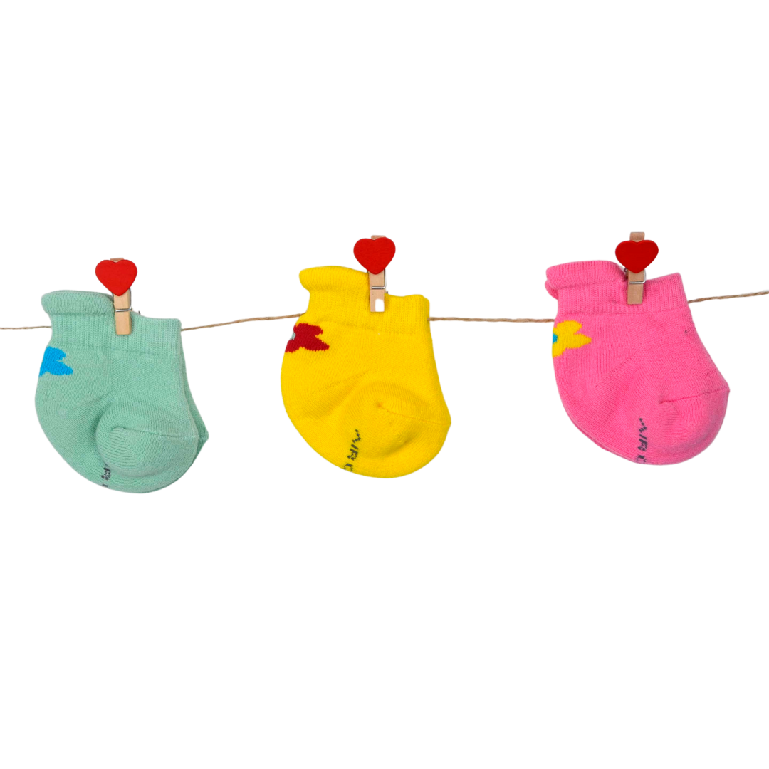 Baby Socks (pack of 3) - Baby Flower