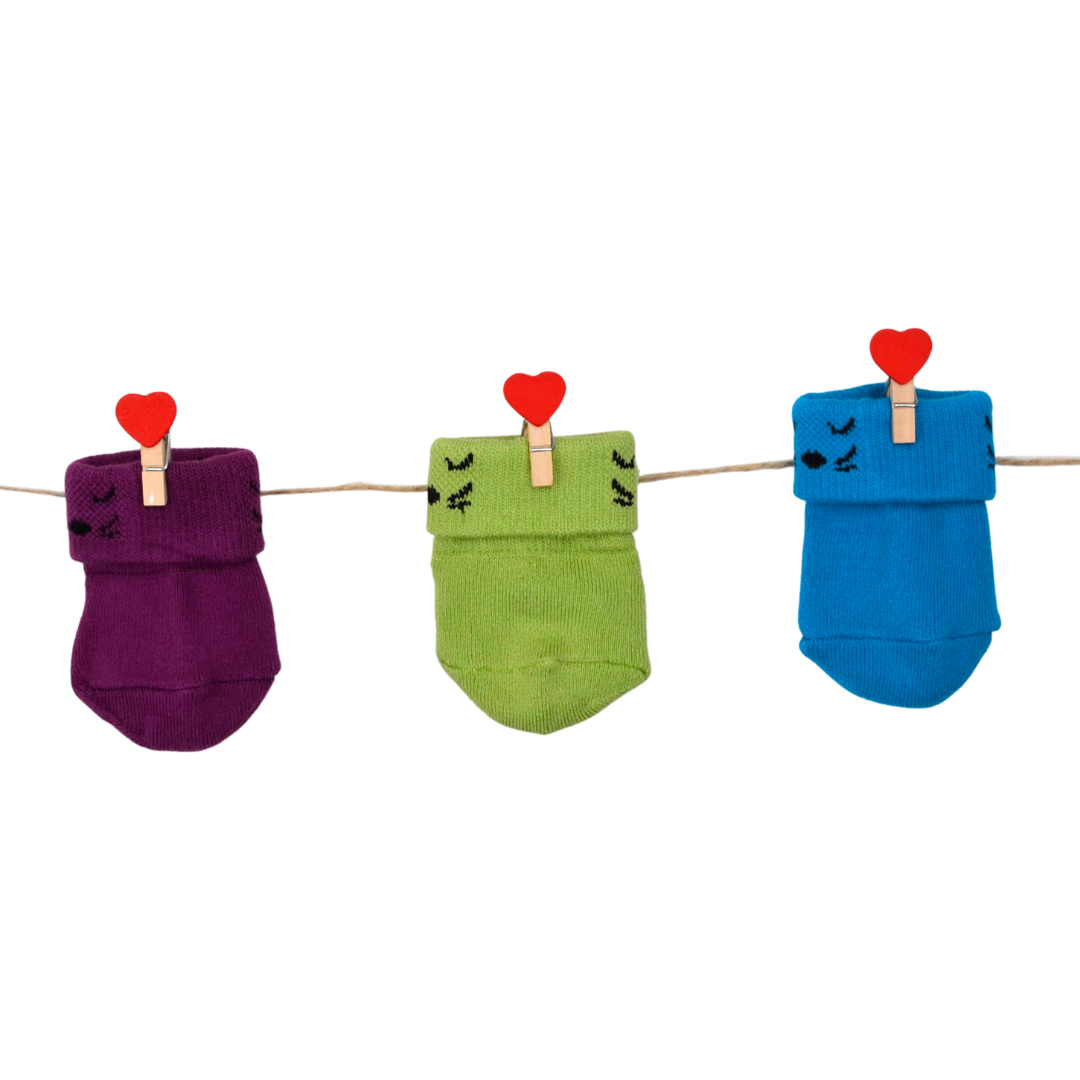 Baby Socks (pack of 3) - Kittens