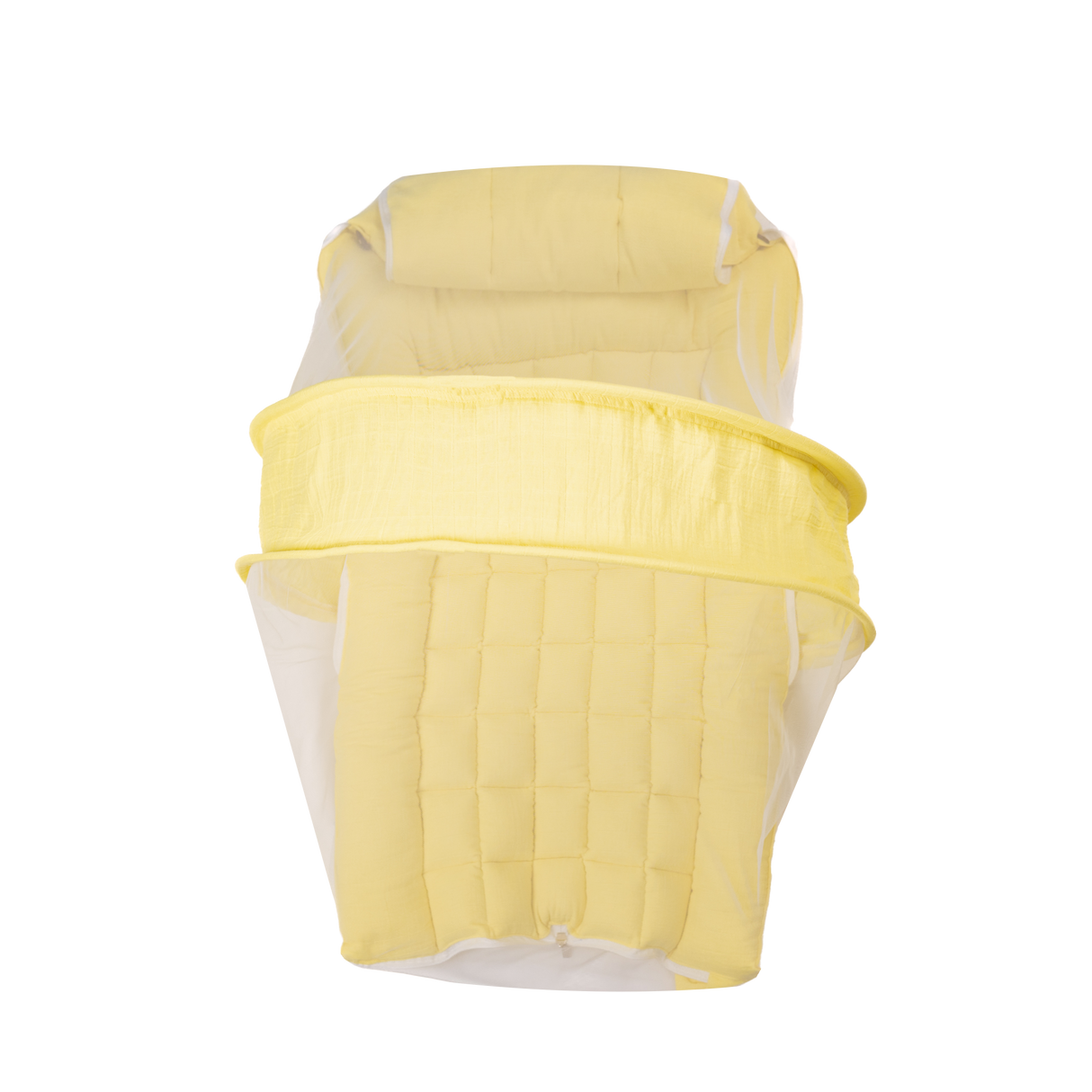 SoftNest - Premium Muslin Baby Nest cum Bed Set - Yellow