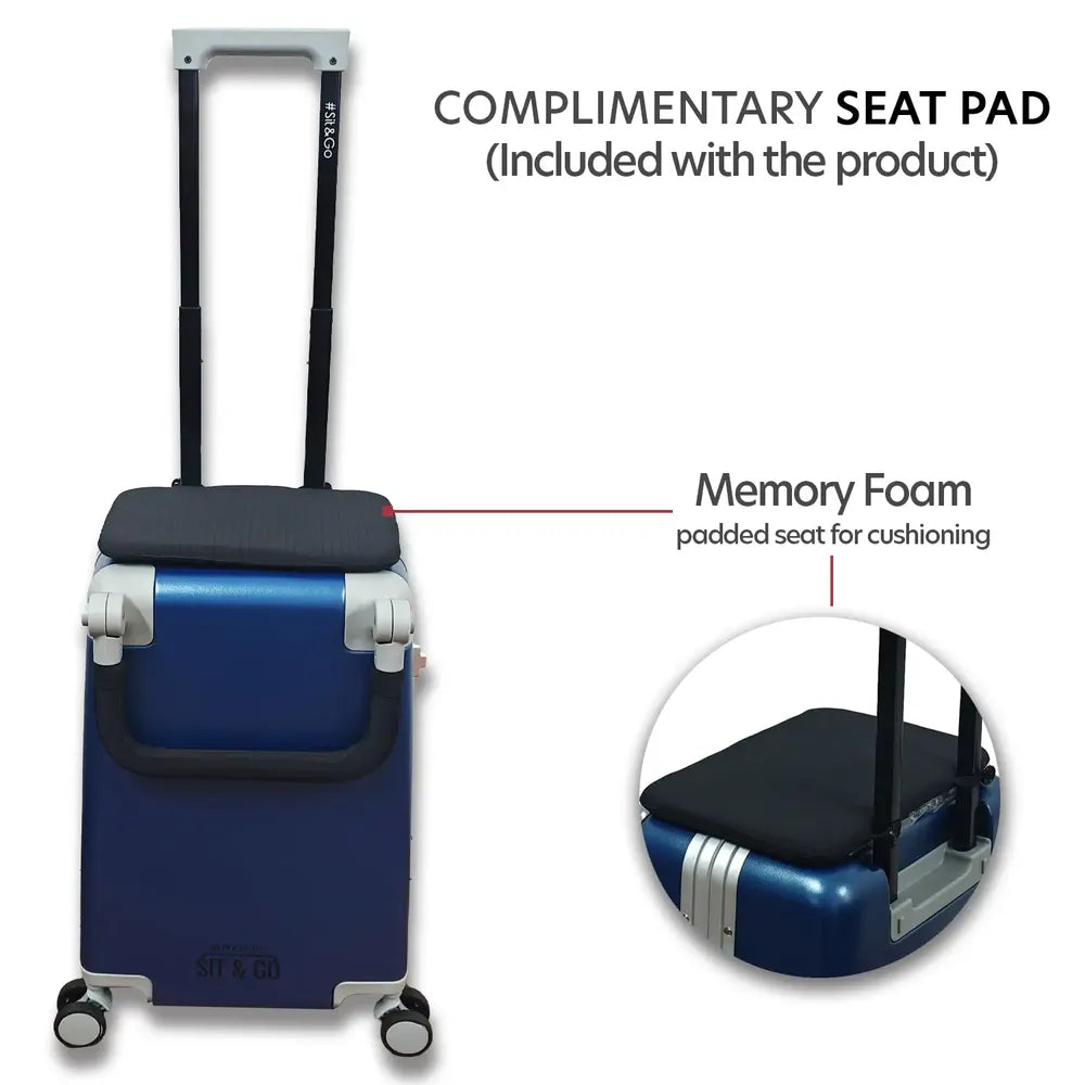 Kids Ride On Suitcase Midnight Blue
