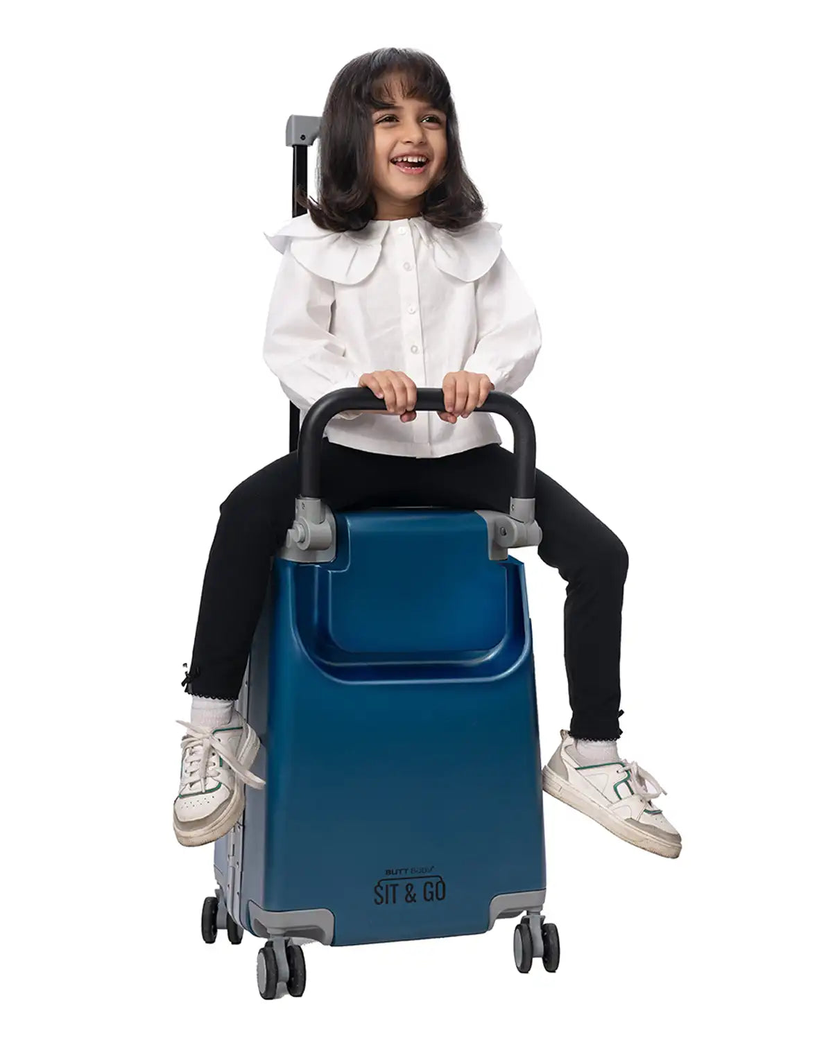Kids Ride On Suitcase Midnight Blue