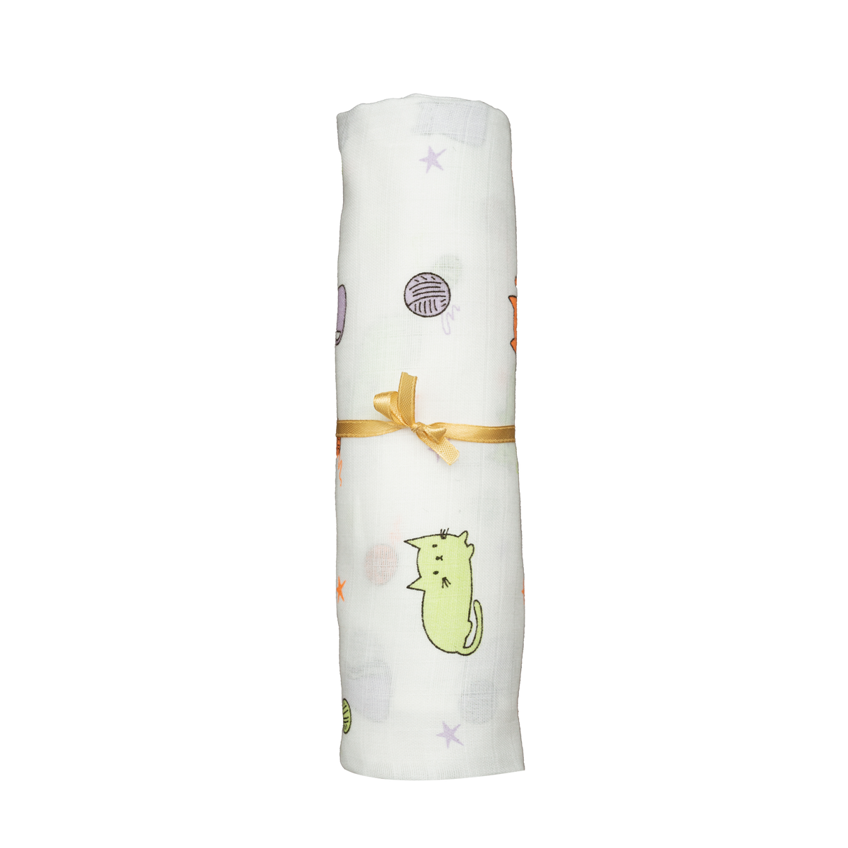 Muslin Swaddle - Cute Kitty