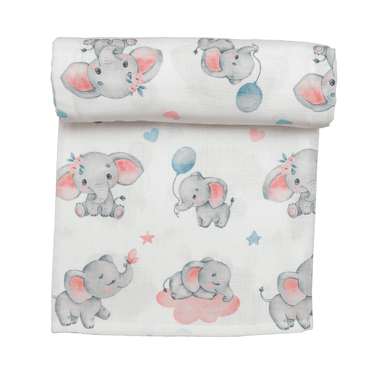 Premium Muslin Swaddle - Elephant Dreams