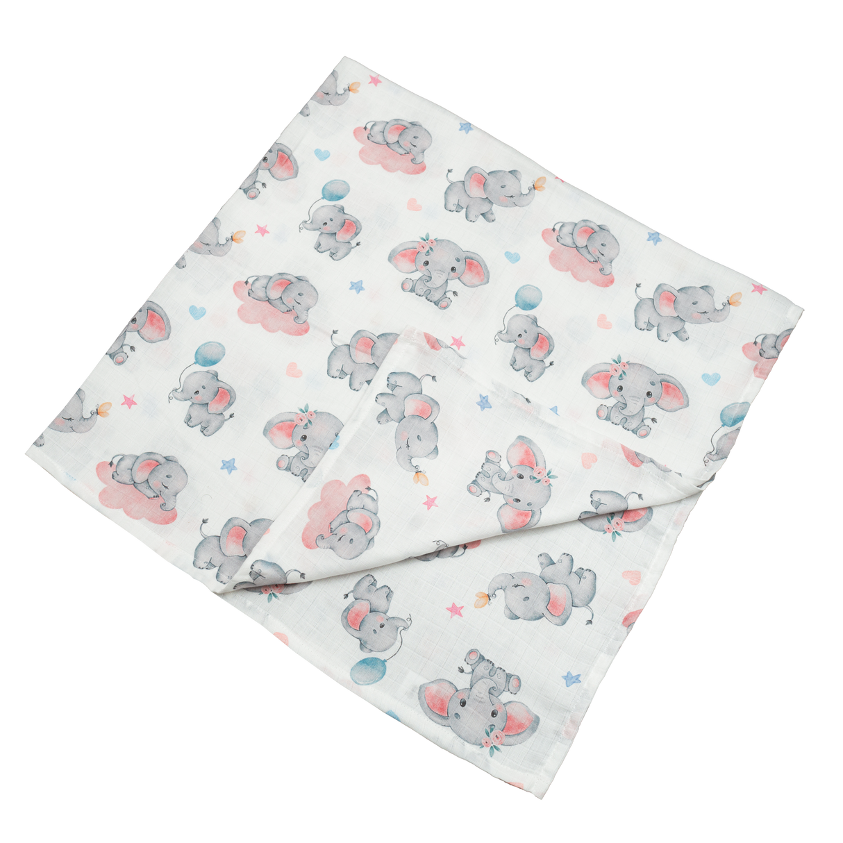 Premium Muslin Swaddle - Elephant Dreams
