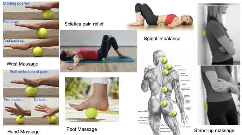 Soft Tennis Ball for Massage