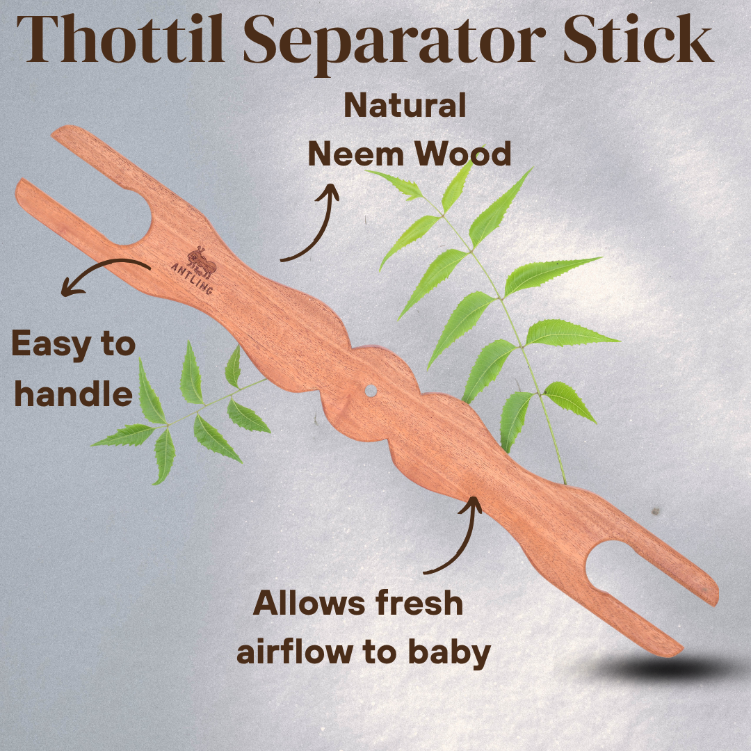 Thottil Separator Stick - Neem Wood
