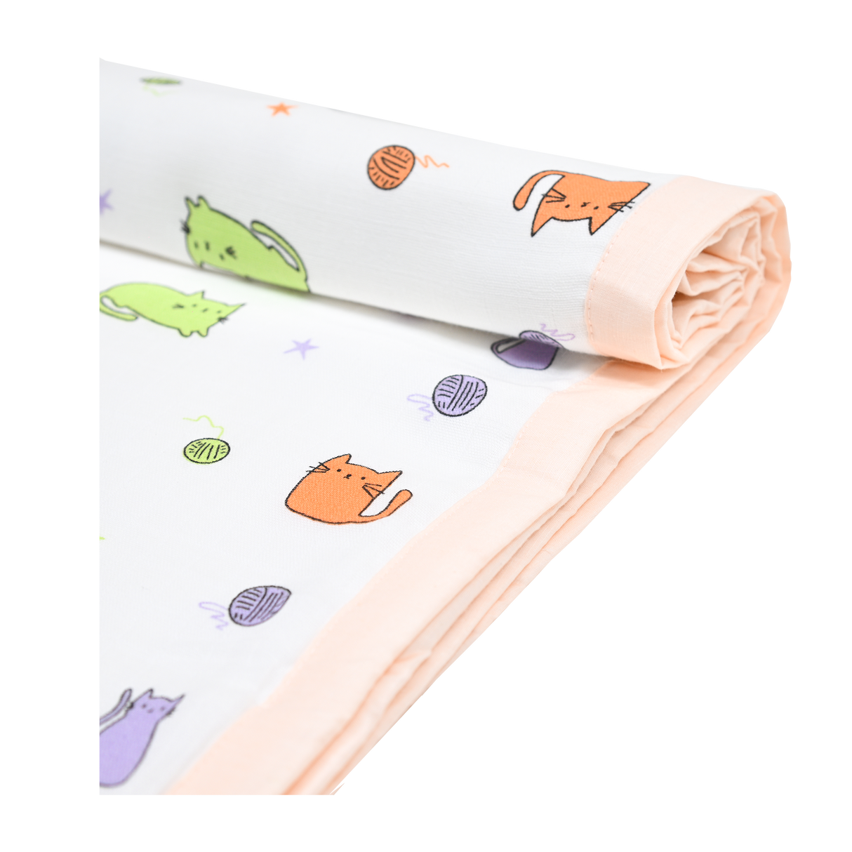 Muslin Toddler Blanket (4 layers) - Cute Kitty