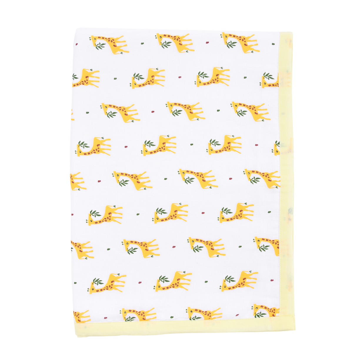 Muslin Toddler Blanket (4 layers) - Yellow Giffy