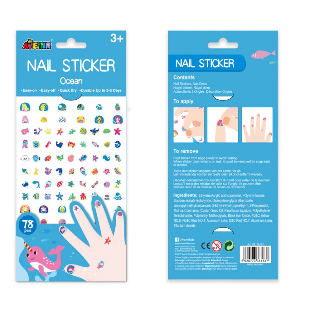 Avenir Nail Stickers Βig
