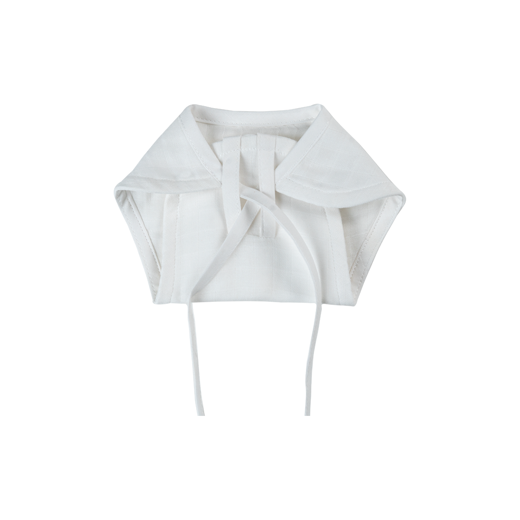 100% Pure Cotton Muslin White Nappy (Pack of 2)