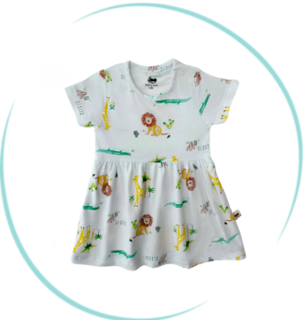 Cotton Frock & Dungarees
