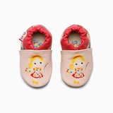 Pink Painter Leather Baby Shoe