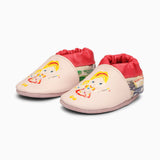 Pink Painter Leather Baby Shoe
