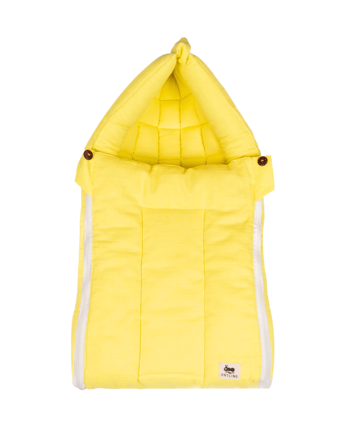 SoftNest - Premium Muslin Baby Nest cum Bed Set - Yellow