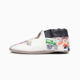 White Painter Leather Baby Shoe