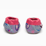 Blue Oceania Leather Baby Shoe