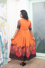 Frock- Coral Maternity Feeding Dress