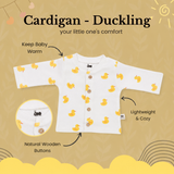 Fleece Cotton Baby Boy & Girls Sweater | Cardigan - Duckling